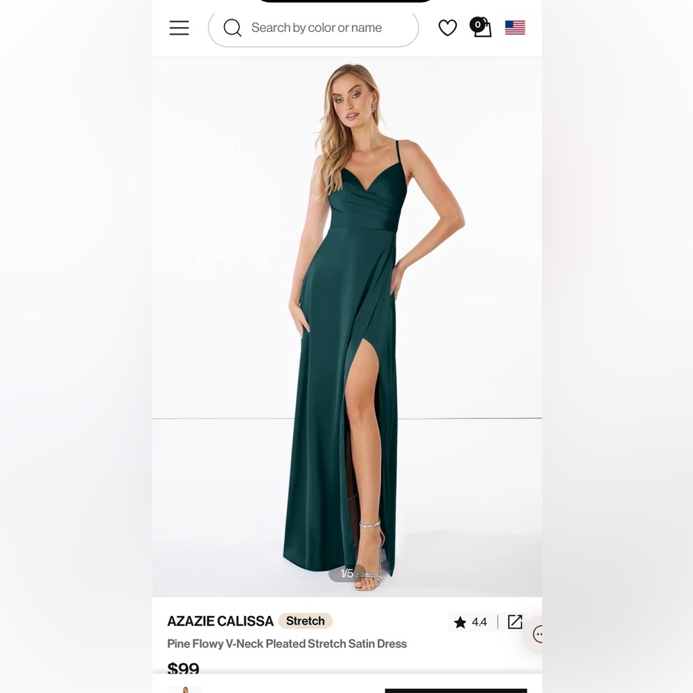 Azazie Calissa Bridesmaid Dress - Custom Size
